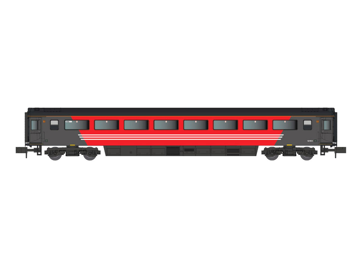 Dapol Mk3 2nd Class Coach Virgin Trains 12169 N Gauge DA2P-009-400