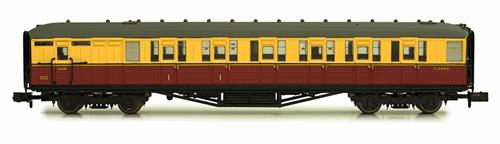 Dapol Gresley Coach BR Carmine/Cream Brake Composite E10018E DA2P-011-255 N Gauge