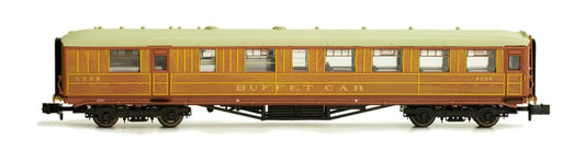 Dapol Gresley Coach LNER Teak Buffet 9132 DA2P-011-306 N Gauge