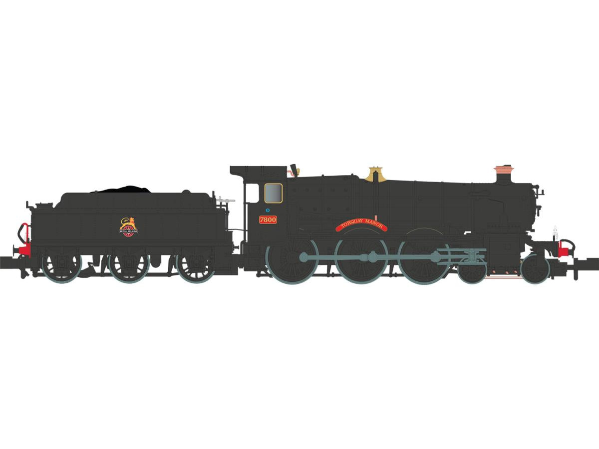 Dapol 7800 Class 7800 Torquay Manor BR Early Black (DCC-Sound) DA2S-001-008S N