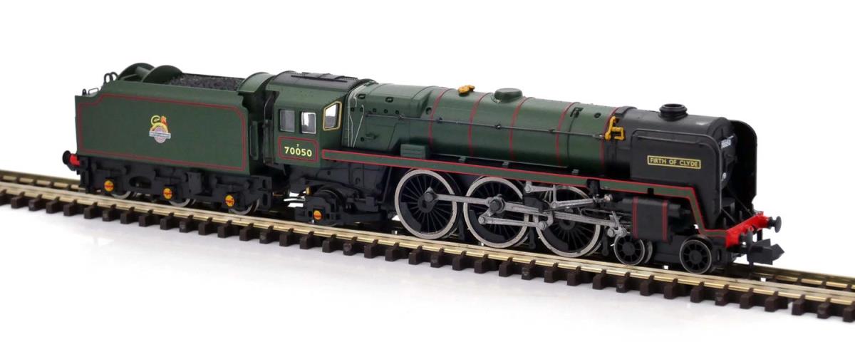 Dapol 2S-017-007 Britannia 70050 'Firth of Clyde' BR Lined Early Green N Gauge