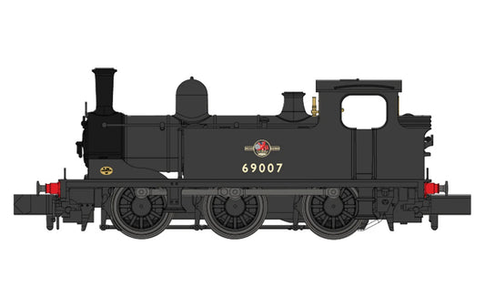 Dapol J72 Class 69007 BR Late Black (DCC-Fitted) DA2S-022-006D N Gauge
