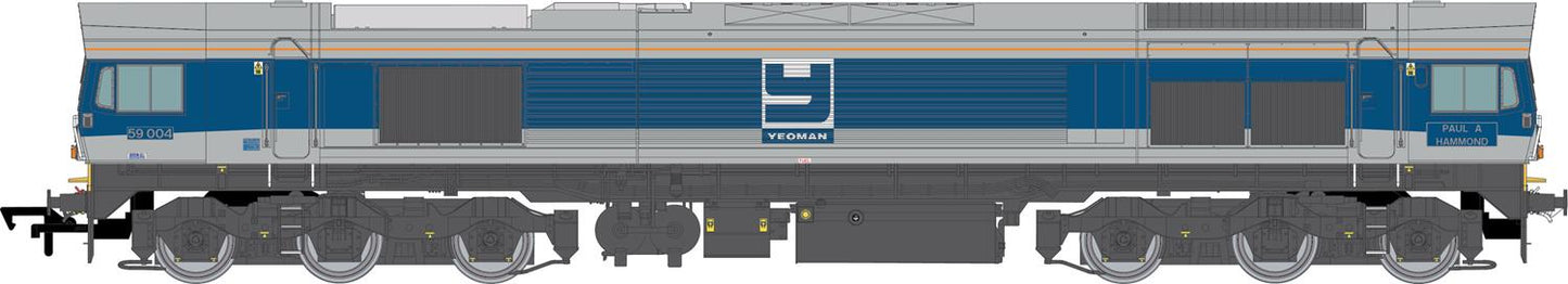 Dapol Class 59 004 Paul Hammond Foster Yeoman (DCC-Sound/Smoke) DA4D-005-004SSM OO Gauge