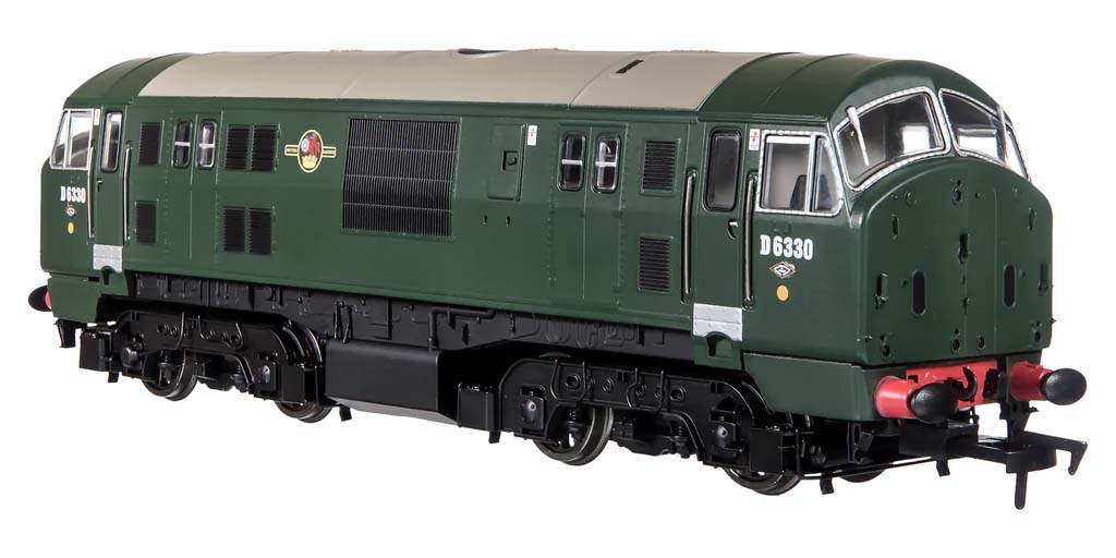 Dapol 4D-012-010D Class 22 D6330 BR Green Disc Headcodes (DCC-Fitted) OO Gauge