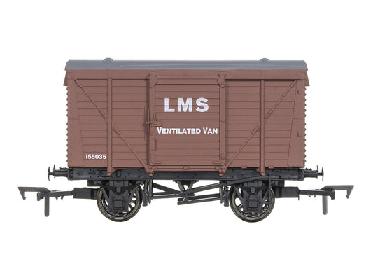 Dapol Ventilated Van LMS Bauxite 155035 OO Gauge 4F-011-118