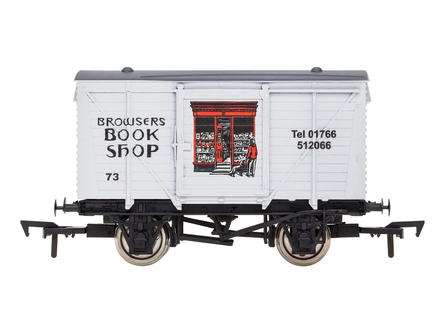 Dapol DA4F-011-174 Ventilated Van Browsers Book Shop OO Gauge