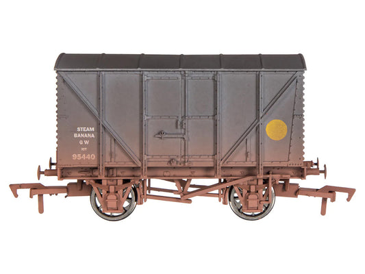 Dapol Banana Van GWR Grey 95440 Weathered OO Gauge 4F-016-132