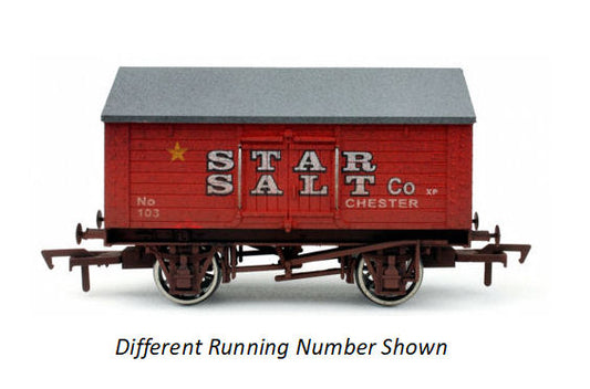 Dapol Salt Van Star 107 Weathered OO Gauge 4F-018-032