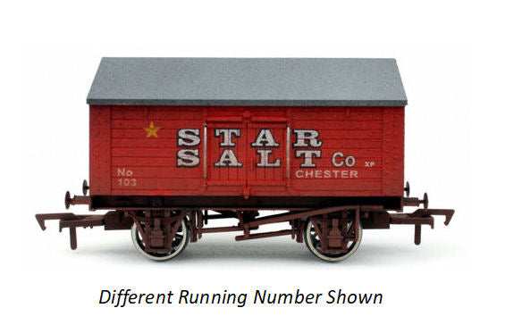 Dapol Salt Van Star 107 Weathered OO Gauge 4F-018-032