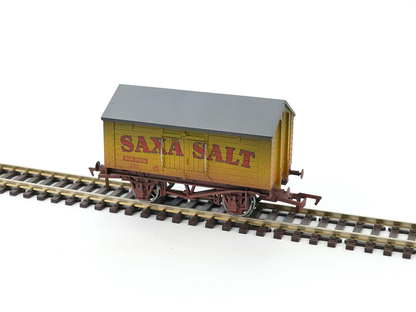 Dapol Salt Van Saxa 255 Weathered 4F-018-034 OO Gauge
