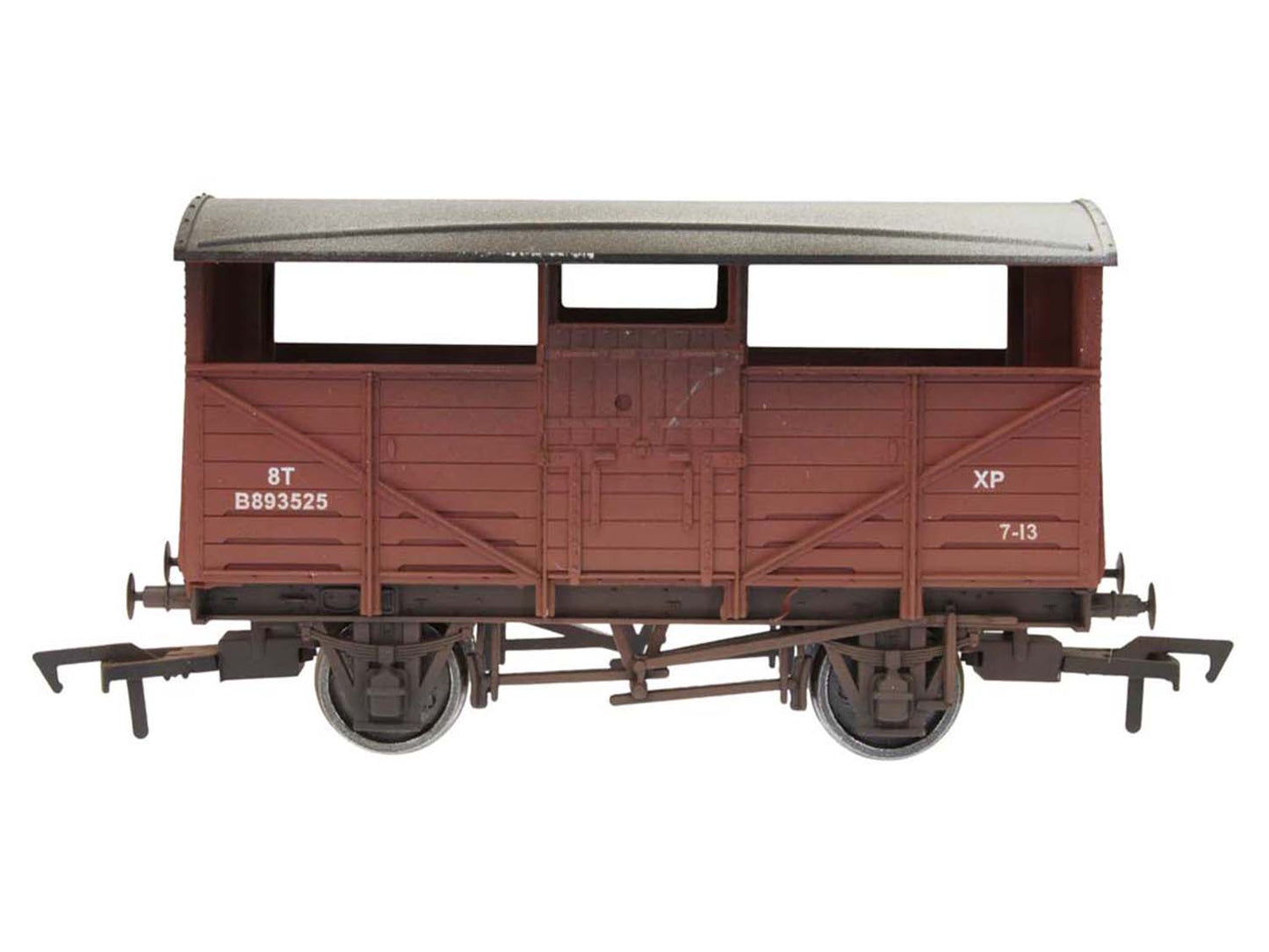 Dapol Cattle Wagon BR B893375 Weathered DA4F-020-006 OO Gauge