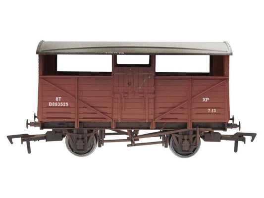 Dapol Cattle Wagon BR B893375 Weathered DA4F-020-006 OO Gauge