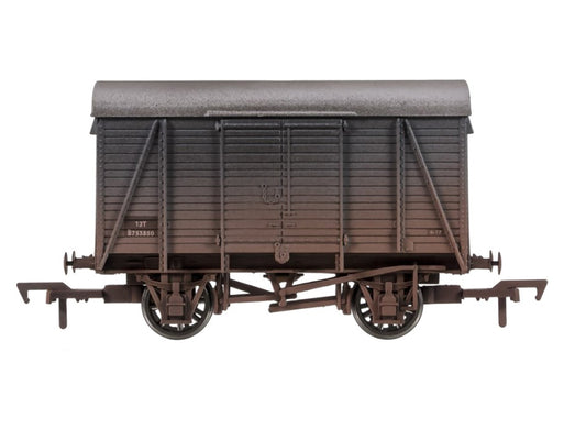 Dapol Box Van BR 753850 Weathered OO Gauge DA4F-021-105