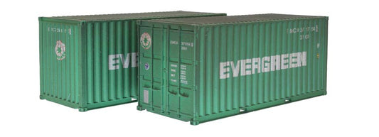 Dapol 20ft Container Pack (2) EISU Weathered DA4F-028-056 OO Gauge