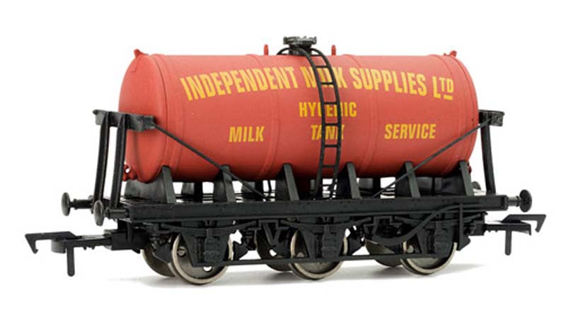 Dapol 6 Wheel Milk Tank Independent Milk Supplies OO Gauge DA4F-031-011