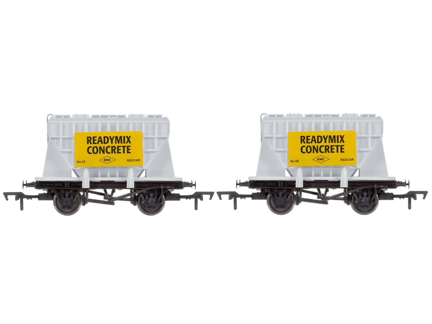 Dapol Presflo Set (2) Readymix Concrete 63/68 OO Gauge 4F-035-106