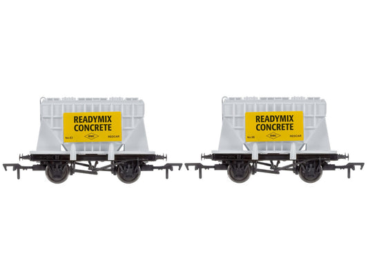 Dapol Presflo Set (2) Readymix Concrete 63/68 OO Gauge 4F-035-106
