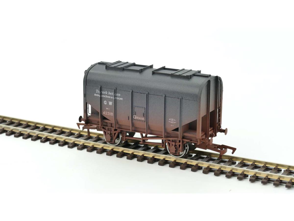 Dapol Bulk Grain Hopper GWR Avonmouth 42318 Weathered DA4F-036-052 OO Gauge