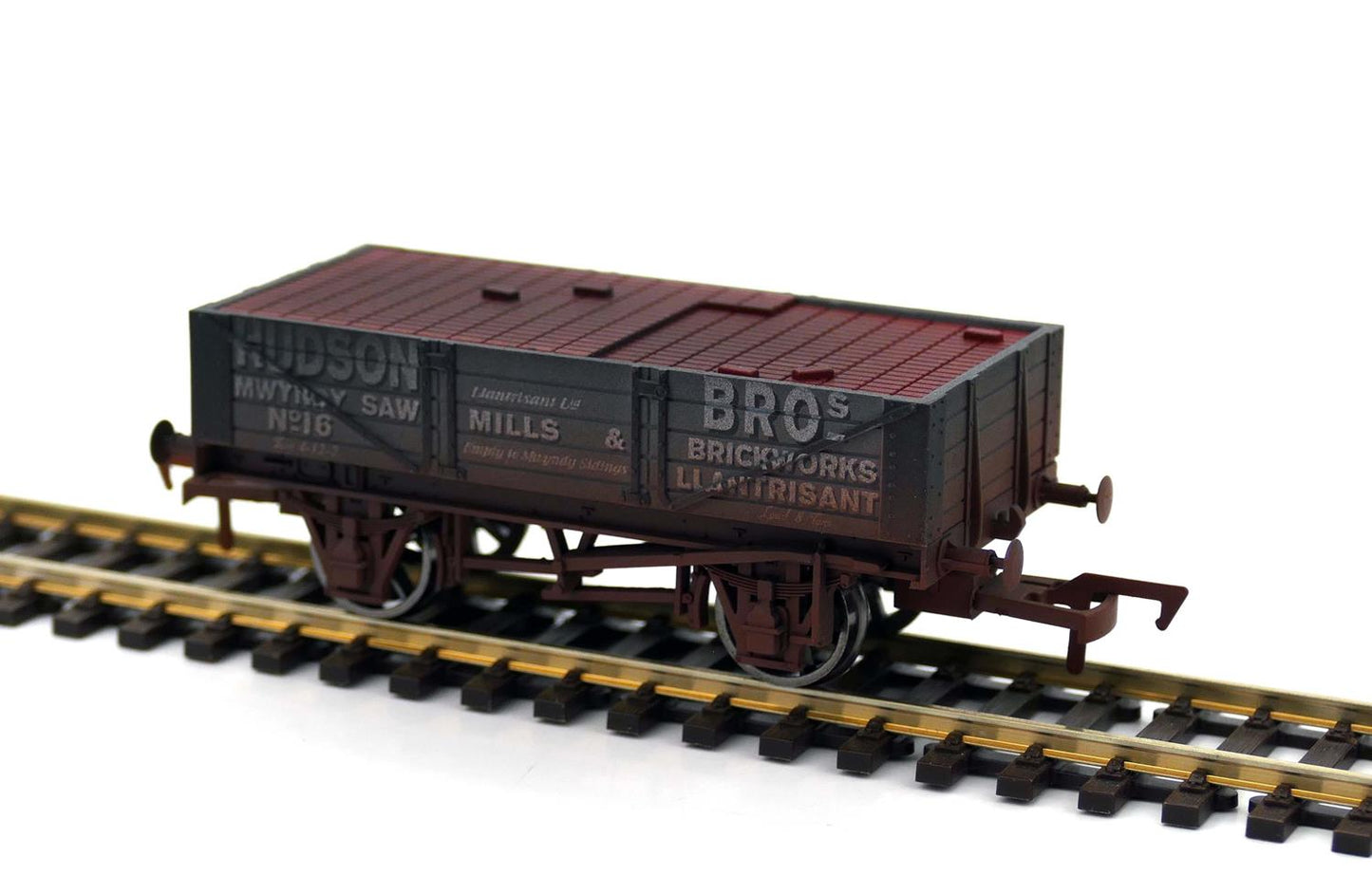 Dapol 4 Plank Wagon Hudson Bros 16 Weathered DA4F-040-022 OO Gauge