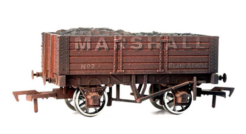 Dapol 5 Plank Wagon 9' Wheelbase Marshall Weathered OO Gauge DA4F-052-002