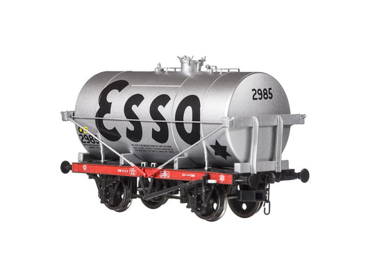 Dapol 14t Class A Tank Wagon Esso Silver 298 DA4F-058-001 OO Gauge