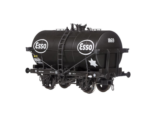 Dapol 14t Class B Tank Wagon Esso Black 1869 DA4F-059-002 OO Gauge