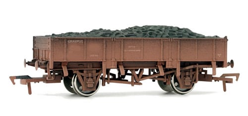 Dapol Grampus Wagon BR Bauxite DB990644 Weathered OO Gauge DA4F-060-022