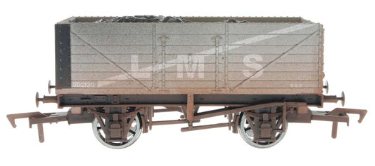 Dapol 7 Plank Wagon LMS 302099 Weathered DA4F-071-175 OO Gauge