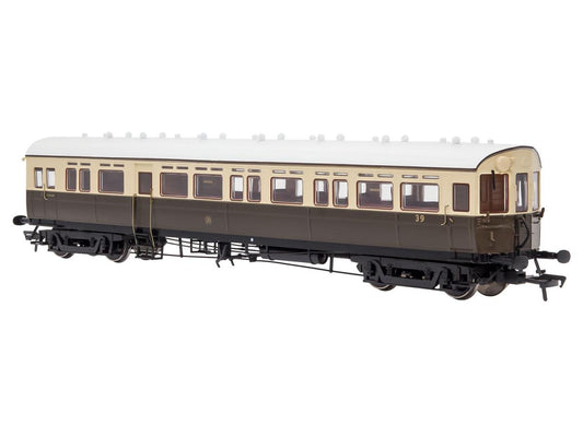 Dapol GWR Autocoach 39 GWR Shirtbutton Choc/Cream (DCC-Sound) DA4P-004-004S OO Gauge