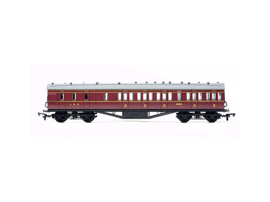 Dapol 57ft Stanier Non Corridor Brake LMS Lined Maroon 25260 DA4P-010-251