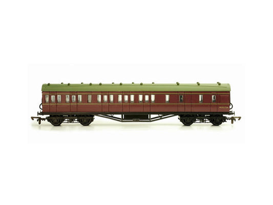 Dapol 57ft Stanier Non Corridor Brake BR Lined Maroon M25250M DA4P-010-301
