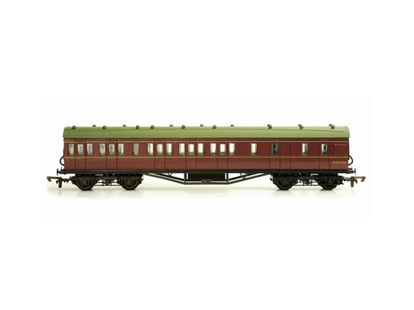 Dapol 57ft Stanier Non Corridor Brake BR Lined Maroon M25250M DA4P-010-301