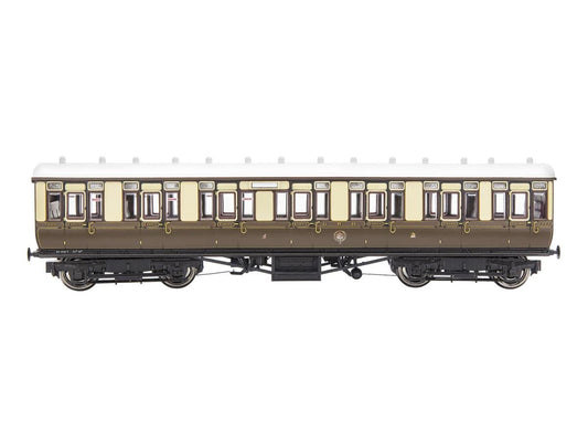 Dapol 4P-020-122 GWR Toplight Mainline City Lined Choc/Cm Composite 7904 S2 OO