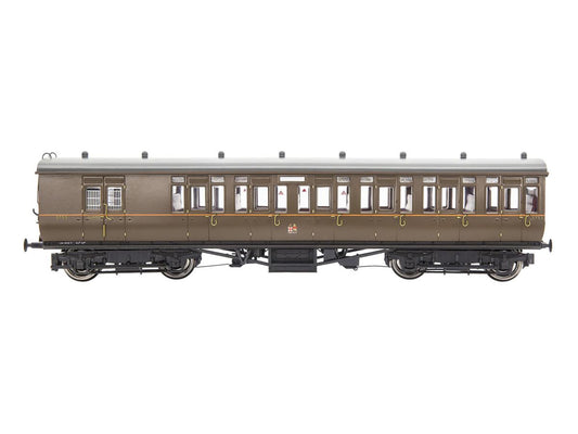 Dapol 4P-020-401 GWR Toplight Mainline City GWR All Brown 3rd Brake 3755 S5 OO