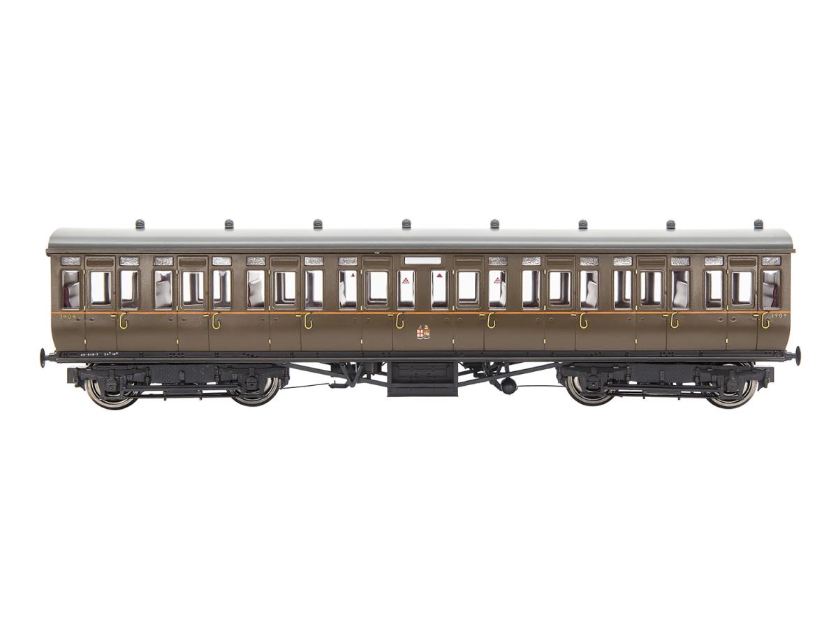 Dapol 4P-020-412 GWR Toplight Mainline City GWR All Brown All 3rd 3910 S5 OO