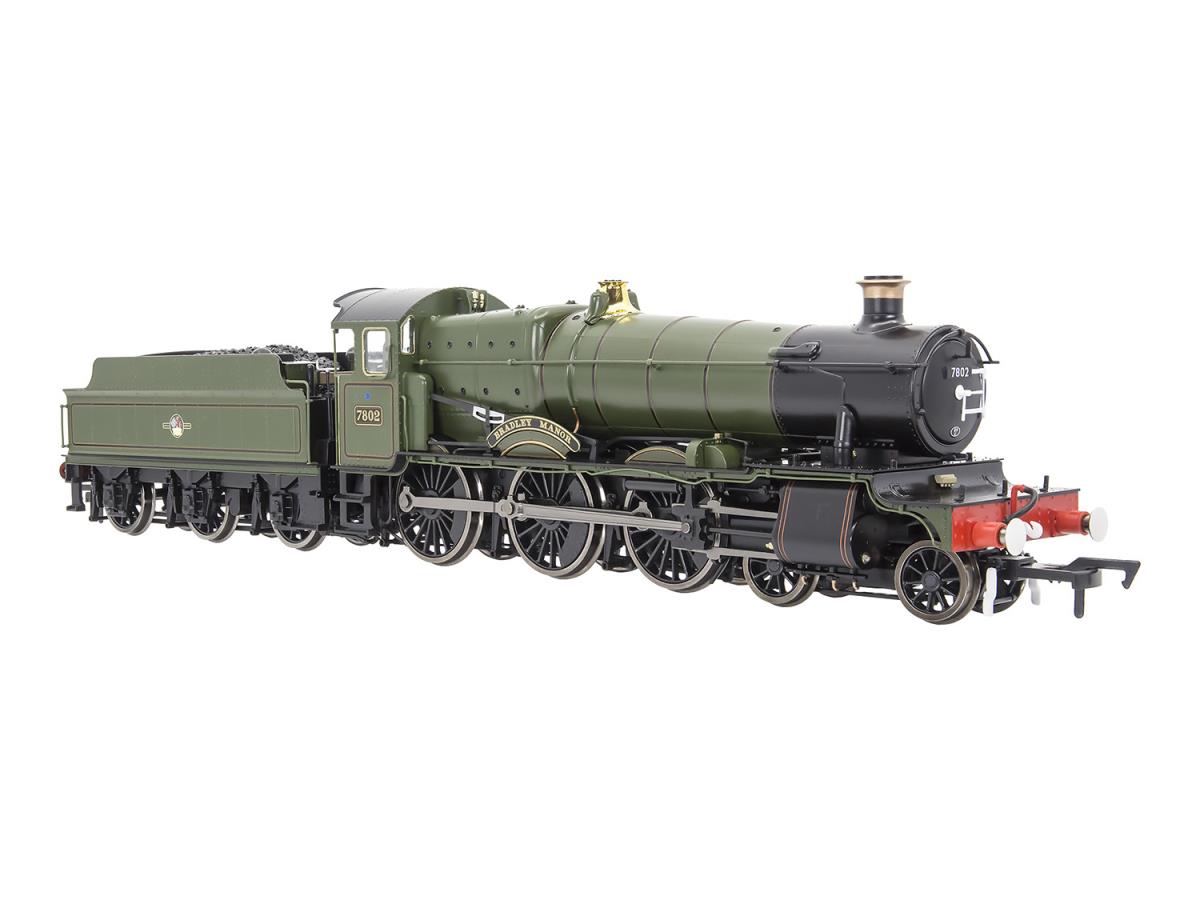 Dapol 7800 Class 7802 'Bradley Manor' BR Lined Green (DCC-Sound) DA4S-001-014S OO Gauge