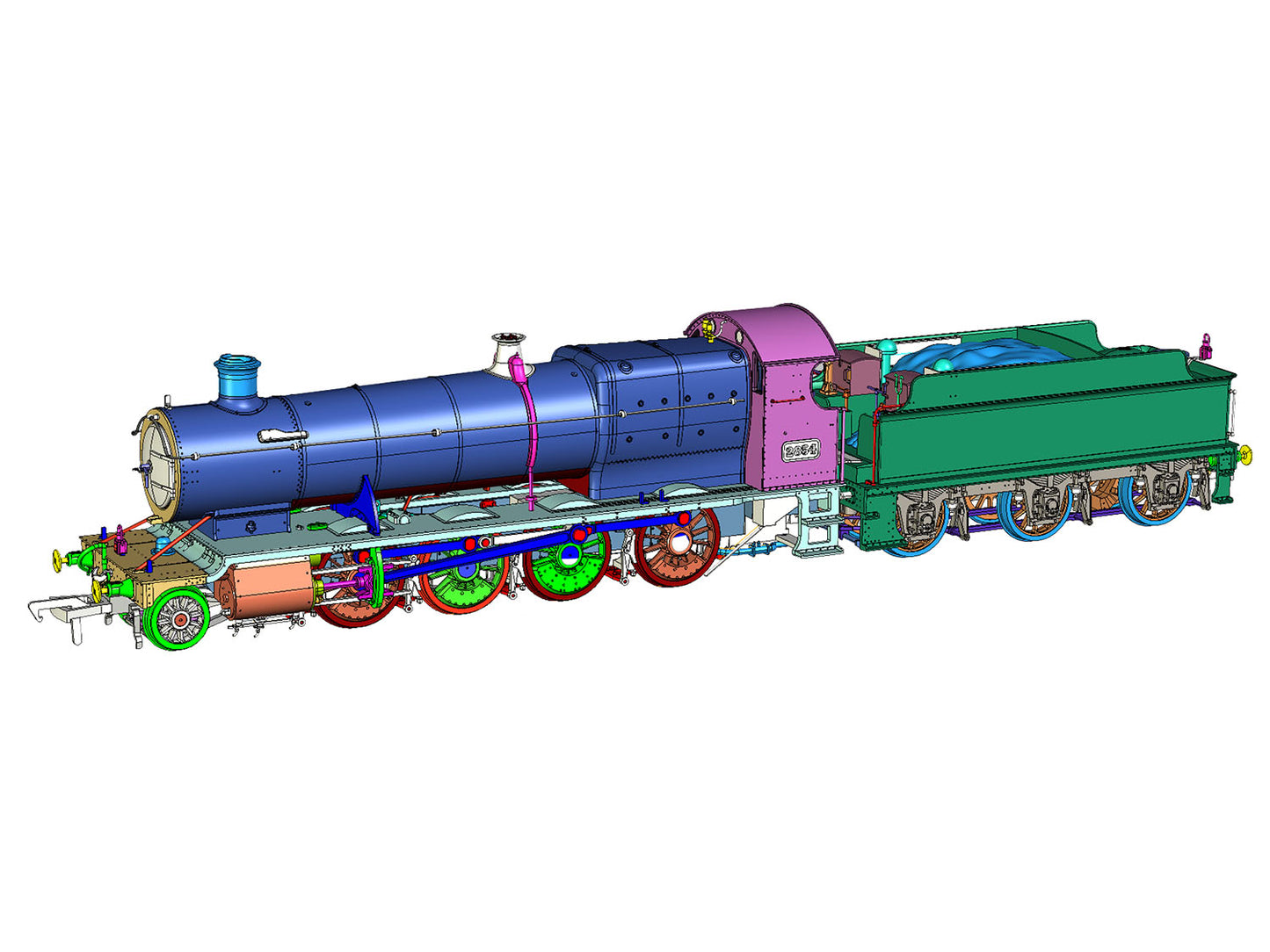 Dapol 28xx/2884 2854 Great Western Green (DCC-Sound) OO Gauge 4S-009-003S