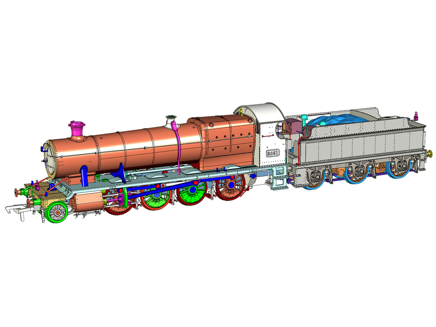 Dapol 28xx/2884 2851 BR Late Black OO Gauge 4S-009-007