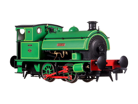 Dapol HL 0-4-0 4 'Asbestos' Green Lined Yellow (DCC-Sound) 4S-024-001S OO Gauge