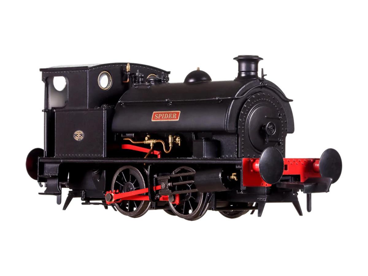 Dapol HL 0-4-0 'Spider' Black Park Colliery Green DCC-Sound 4S-024-007S OO Gauge