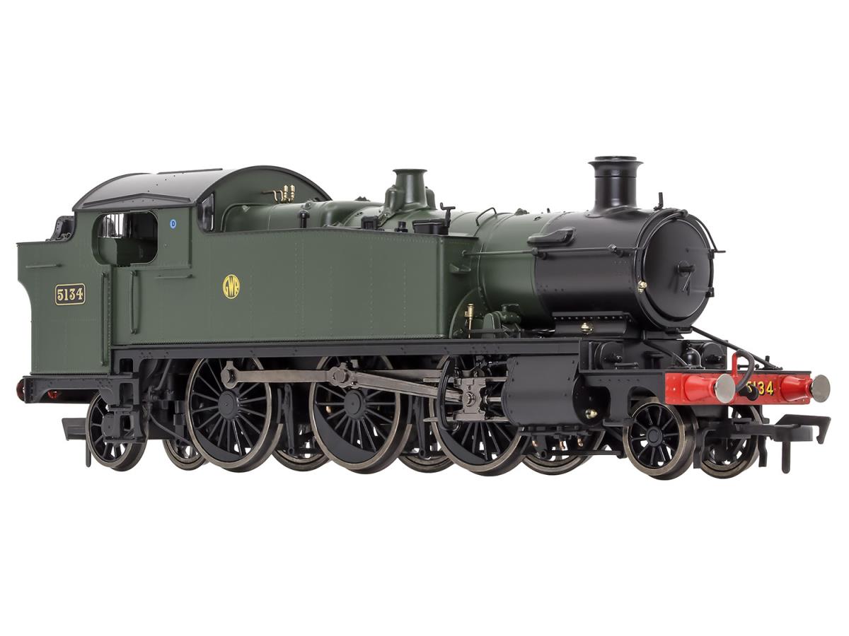 Dapol Large Prairie 2-6-2 5134 GWR Green Shirtbutton DCC-Fitted DA4S-041-010D OO