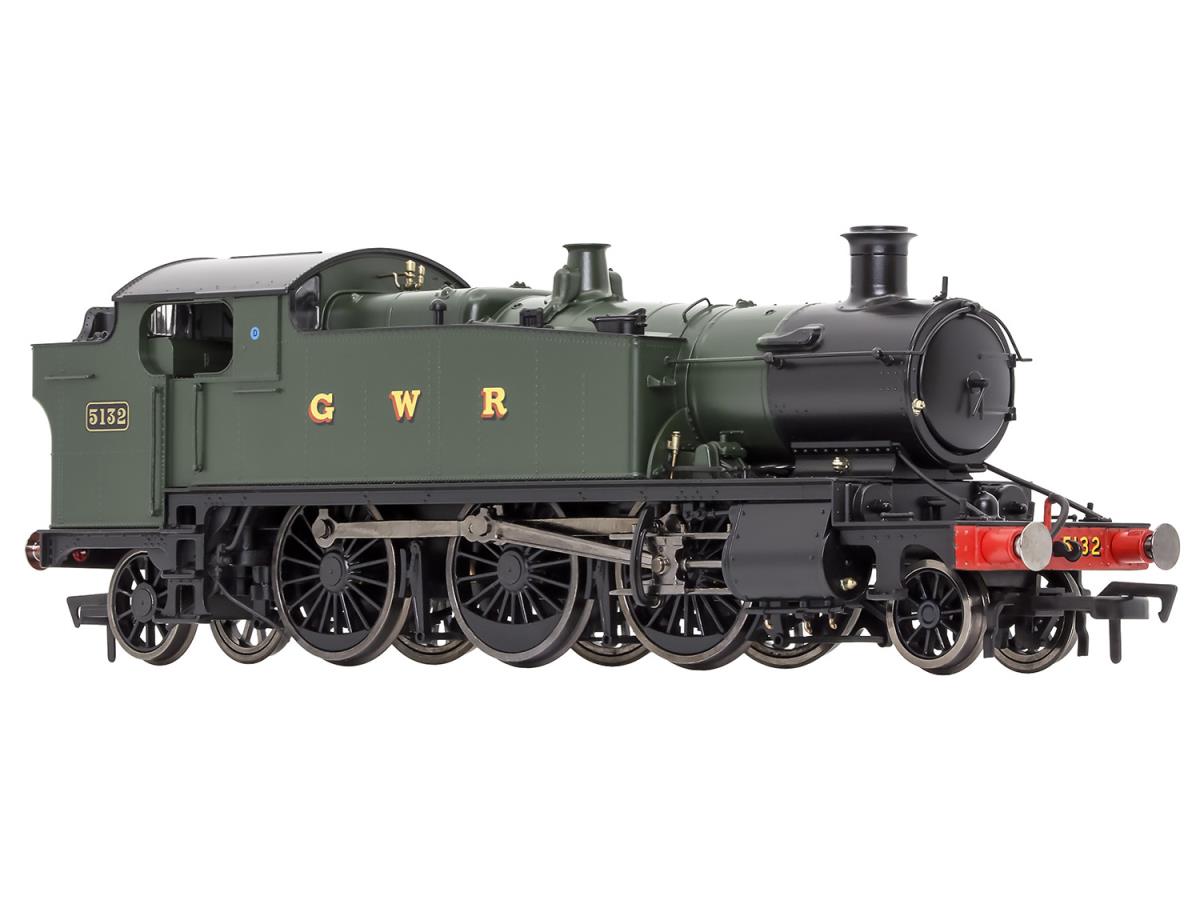 Dapol Large Prairie 2-6-2 5132 GWR Green (DCC-Sound) DA4S-041-011S OO Gauge
