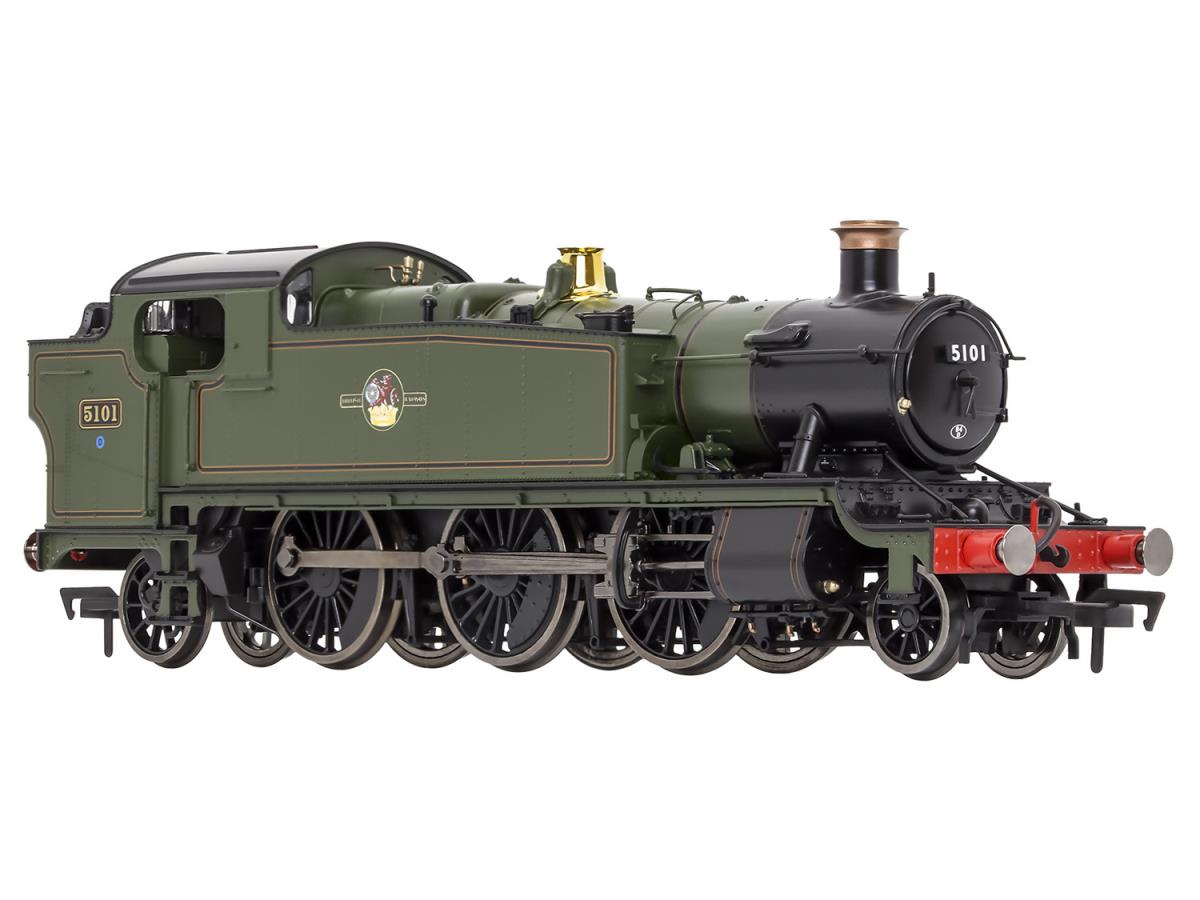 Dapol Large Prairie 2-6-2 5101 BR Late Lined Green (DCC-Sound) DA4S-041-015S OO