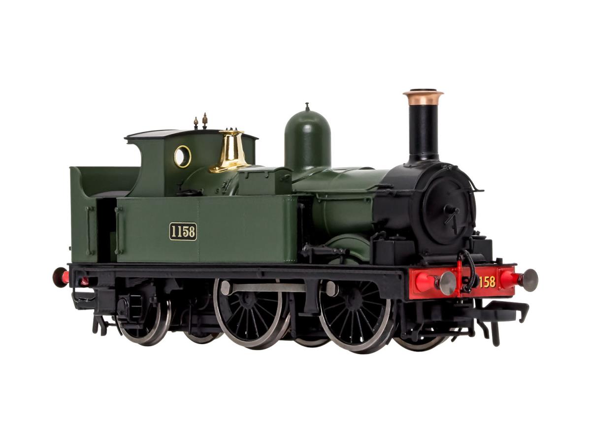 Dapol 0-4-2 517 Class GW Green 1158 (DCC-Fitted) OO Gauge 4S-517-003D