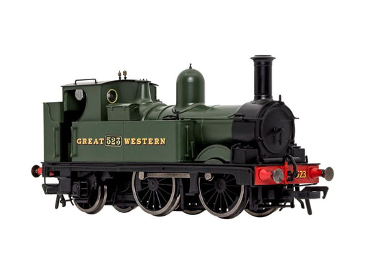 Dapol 0-4-2 517 Class Great Western Green 523 (DCC-Fitted) OO Gauge 4S-517-004D