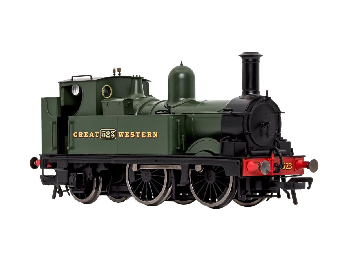 Dapol 0-4-2 517 Class Great Western Green 523 (DCC-Sound) OO Gauge 4S-517-004S