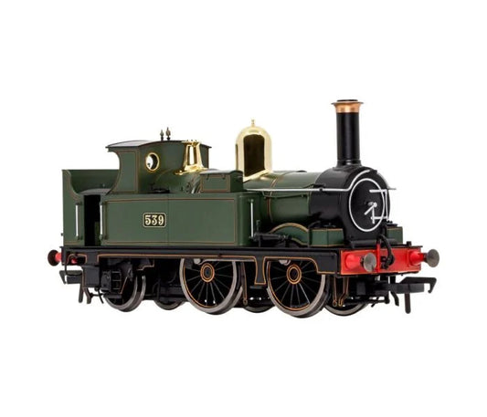 Dapol 0-4-2 517 Class Lined GW Green Black Frames 539 DA4S-517-006 OO Gauge