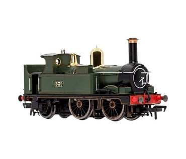 Dapol 0-4-2 517 Class Lined GW Green Black Frames 539(DCC-Sound) DA4S-517-006S