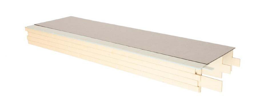 Dapol Kitmaster Genesis Platform Straight Stone Face/Tarmac Top DA7B-000-002 O Gauge