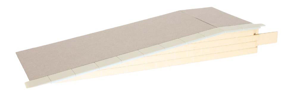 Dapol Kitmaster Genesis Platform Ramp LH Stone Face/Tarmac Top DA7B-000-006 O Gauge